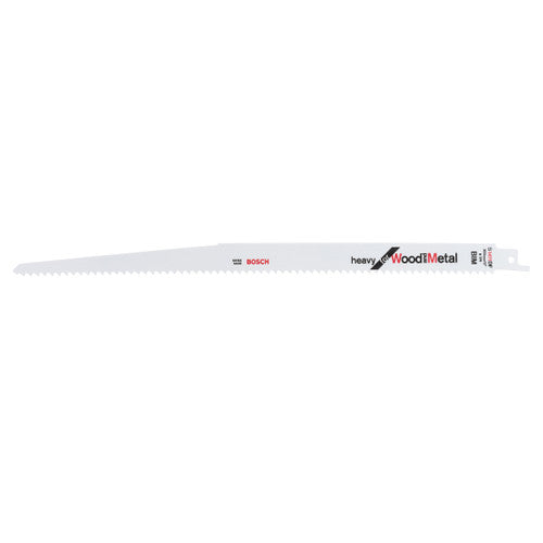 Bosch S1411DF Heavy Reciprocating Saw Blade for Wood & Metal 300mm (Pack of 5)