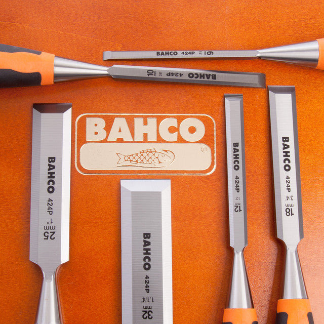 Bahco 424P-S6-EUR Chisel Set in Wooden Box (6 Piece)