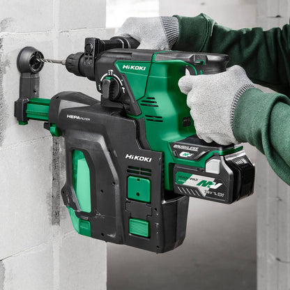 HiKOKI DH36DPBJ3Z 36V Brushless SDS+ Drill with Dust Extraction System (Body Only)