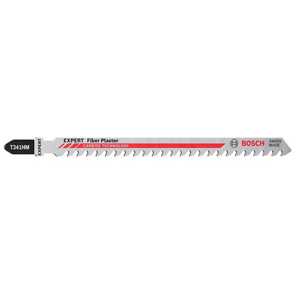 Bosch T341HM EXPERT Jigsaw Blade for Fibre Plaster 132mm (Pack of 3)