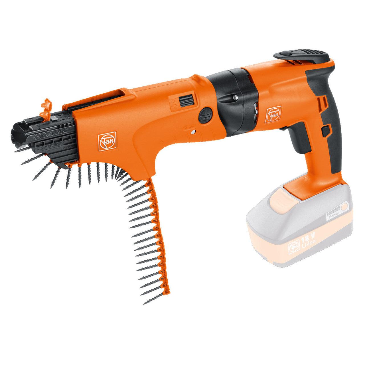 Fein 71131664000 ASCT 18 M 18V Brushless Select Drywall Screw Gun in Case (Body Only)