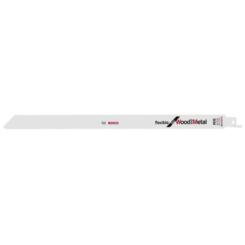 Bosch S1222VF Flexible Reciprocating Saw Blade for Wood & Metal 300mm (Pack of 5)