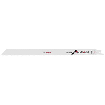 Bosch S1222VF Flexible Reciprocating Saw Blade for Wood & Metal 300mm (Pack of 5)