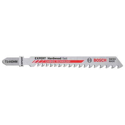 Bosch T144DHM EXPERT Fast Jigsaw Blade for Hardwood 100mm (Pack of 3)