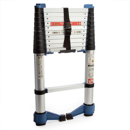 BuildCraft SR10102 TaskLadder Soft Close Telescopic Ladder with Folding Feet 3.2m