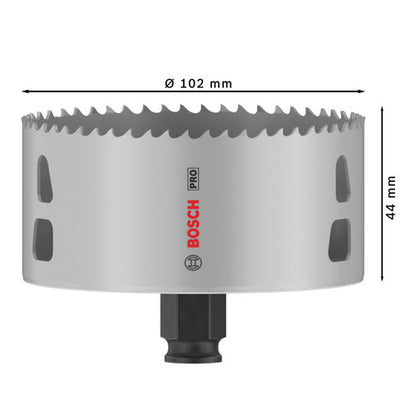 Bosch 2608594410 PRO Multi-Material PC Plus Hole Saw 102mm